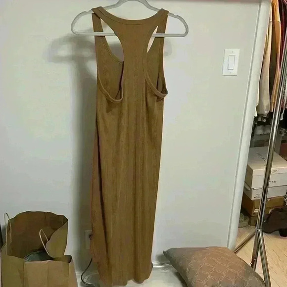 Aerie Racerback Ribbed Midi Tank Dress - Picture 3 of 3
